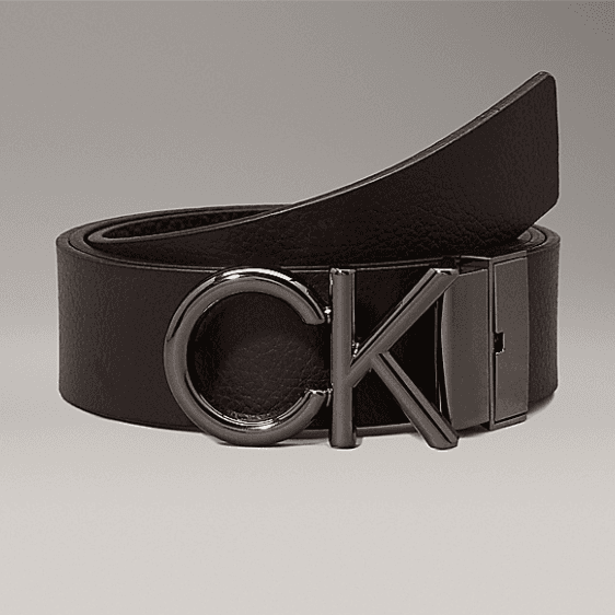Reversible Leather Logo Belt