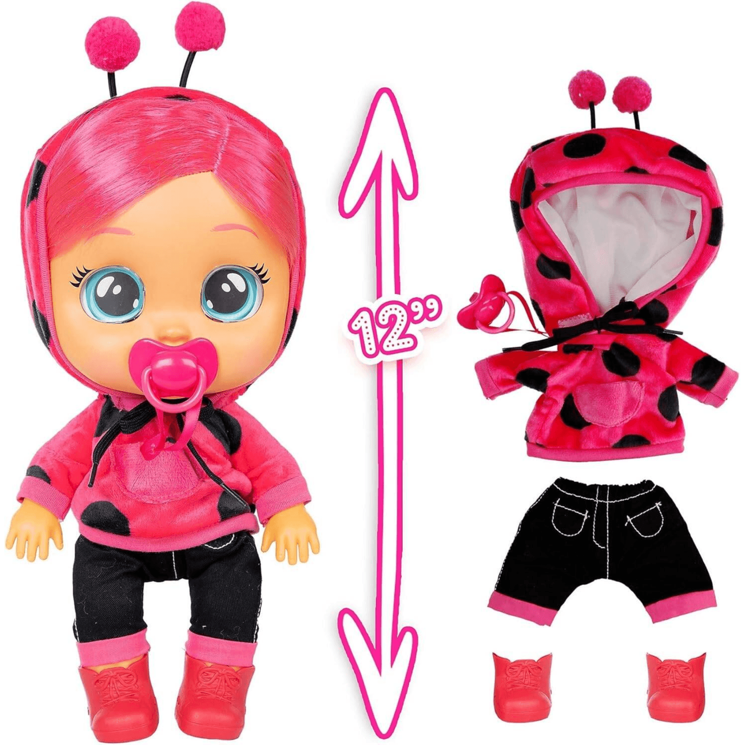 IMC Toys - Interactive Cry Babies Dressy Exclusive Lady Doll