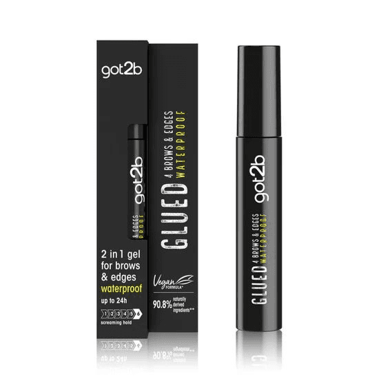 Got2b - أحمر شفاه مضاد للماء من Schwarzkopf Got2b Glued 2in1 سعة 16 مل للحواجب والشعر المتطاير