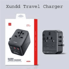 Xundd Xdch-069 20W 3 Usb Ports Universal Travel Adapter (Black)