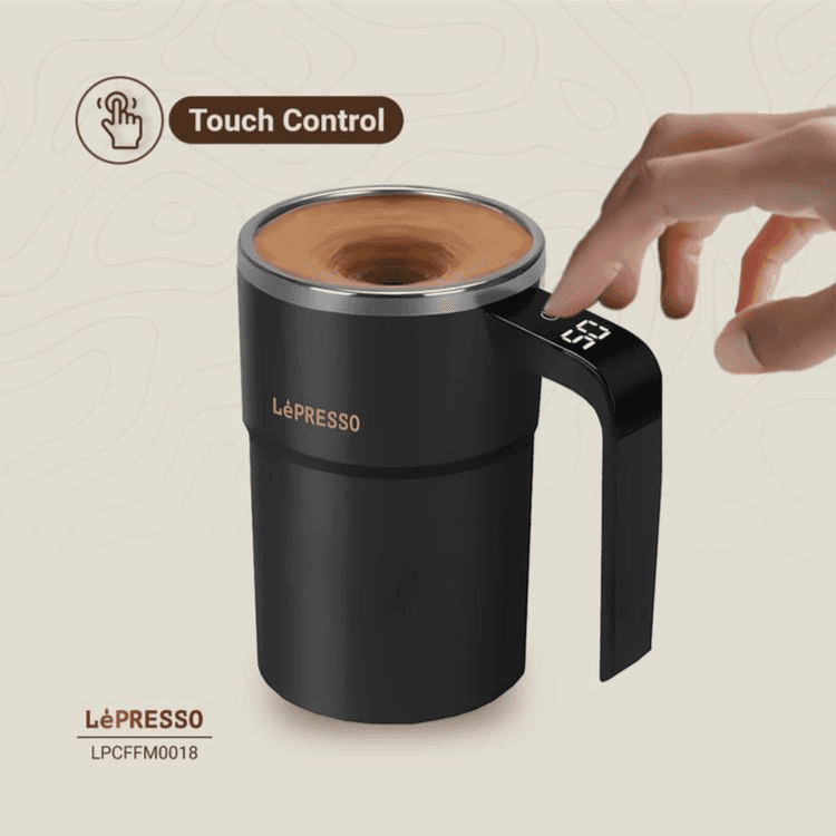 LePresso Auto Magnetic Stirring Cup with Touch Control