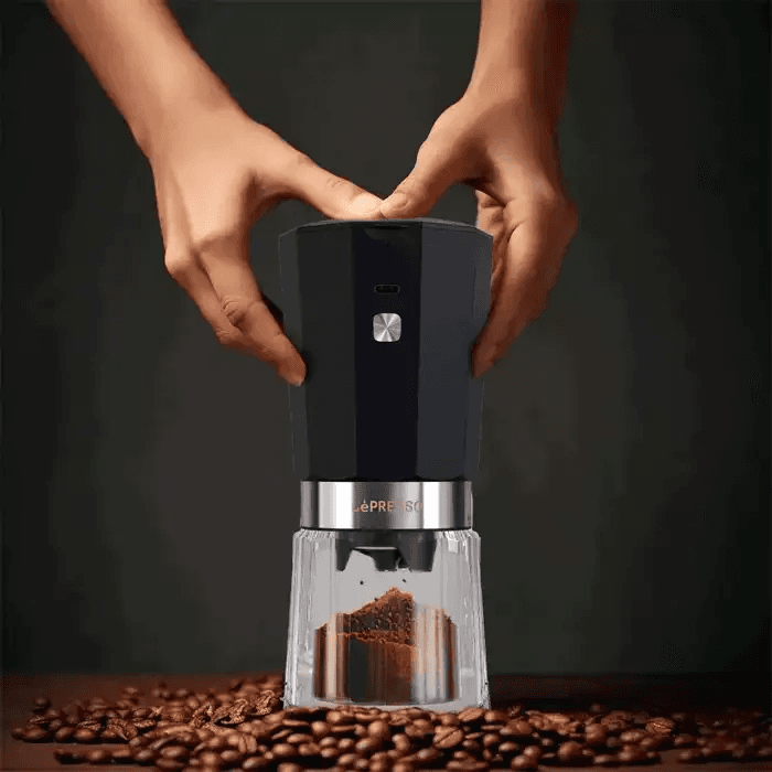 LePresso  Rechargeable Coffee Grinder-BLACK