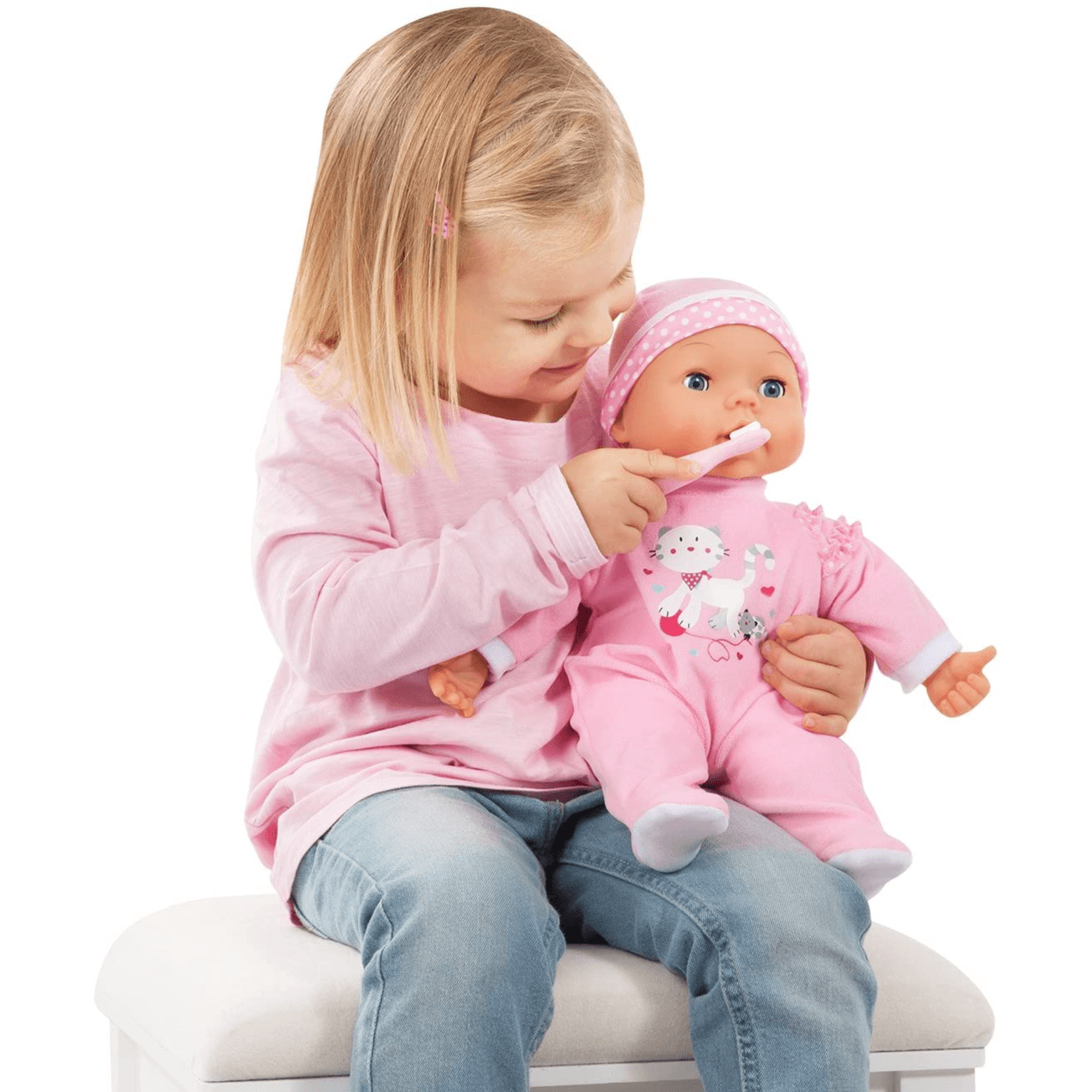 BAYER - Magic Teeth Interactive (38 Cm) Baby Doll & Accessories Set with 26 Sounds