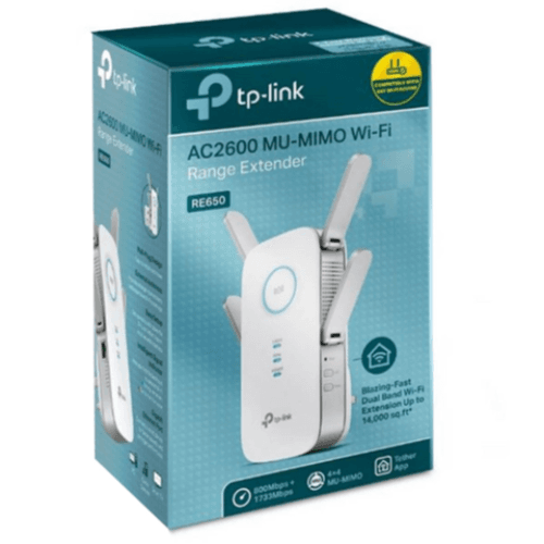 موسع نطاق الواي فاي طراز MU-MIMO من تي بي لينك - RE650 AC2600