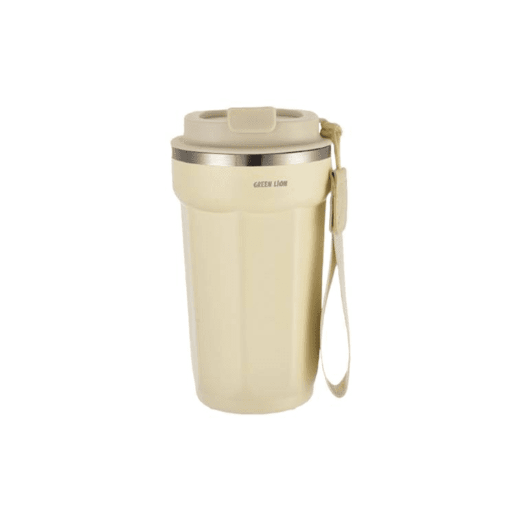 green Lion Vacuum Mug 380ml - Beige