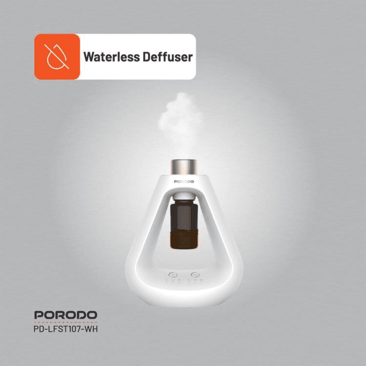 Porodo Lifestyle Aroma Sphere Waterless Diffuser - White