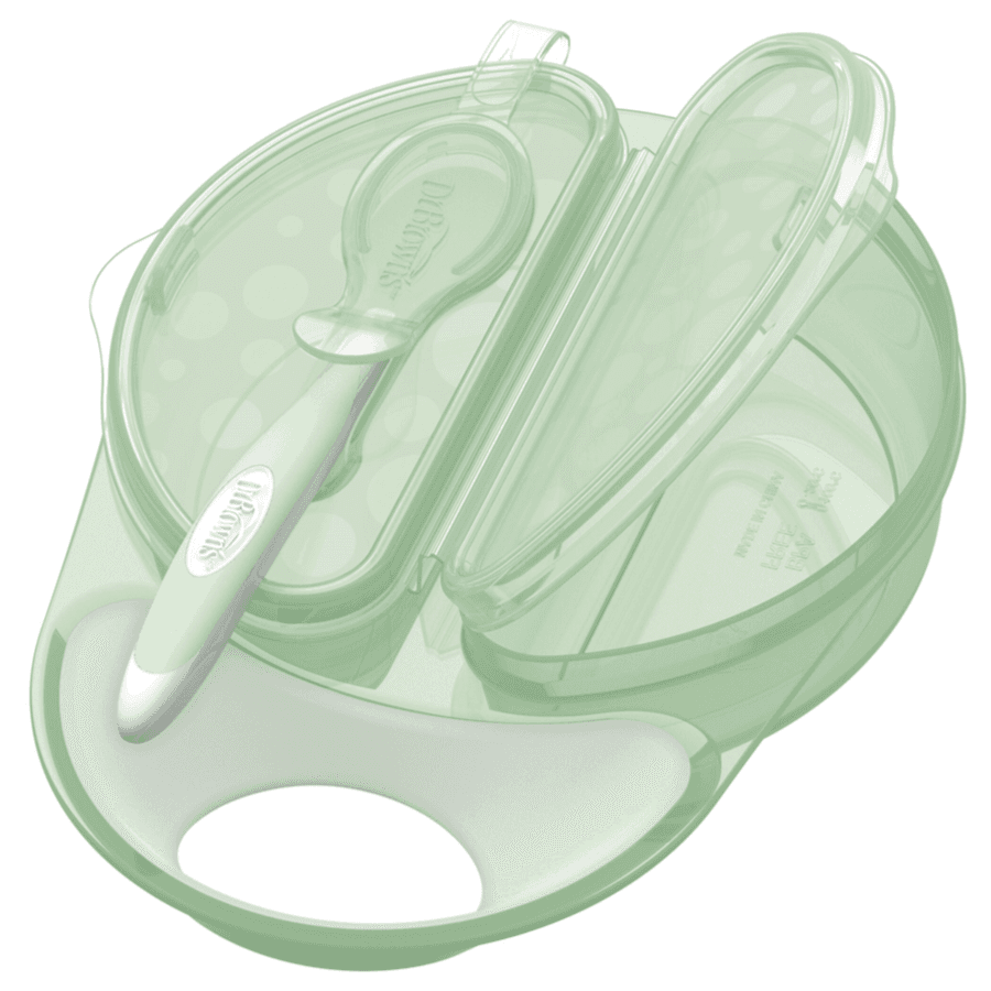 Travel Fresh Bowl & Snap-In Spoon, Light Green 1-Pack