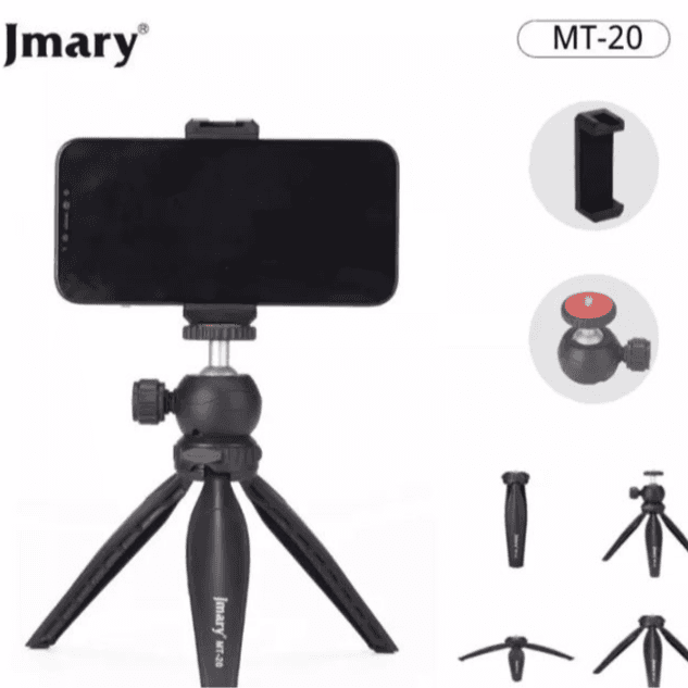 Jmary MT-20 Tabletop Mini Portable Foldable Tripod Stand