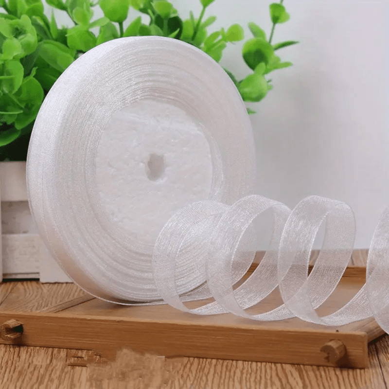 Organza Ribbon - White