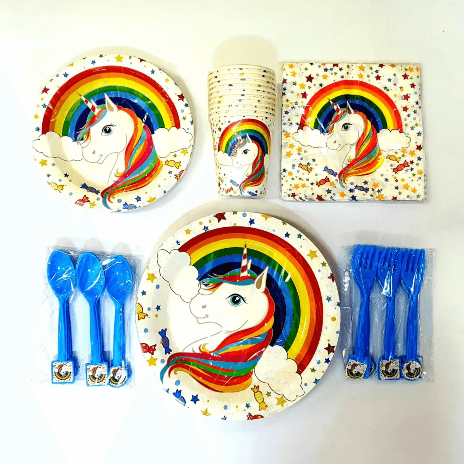 Unicorn Party Plate Set