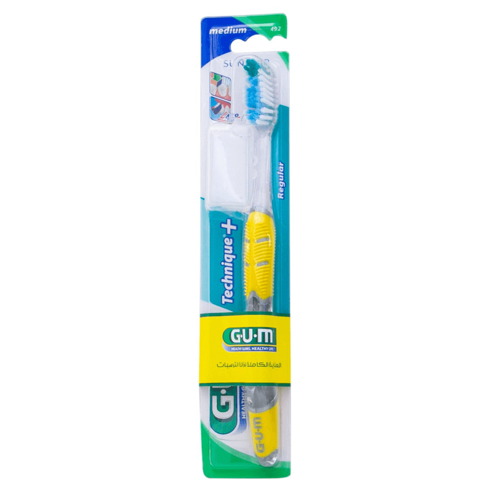 فرشاة أسنان Gum Technique العادية متوسطة الحجم (492)