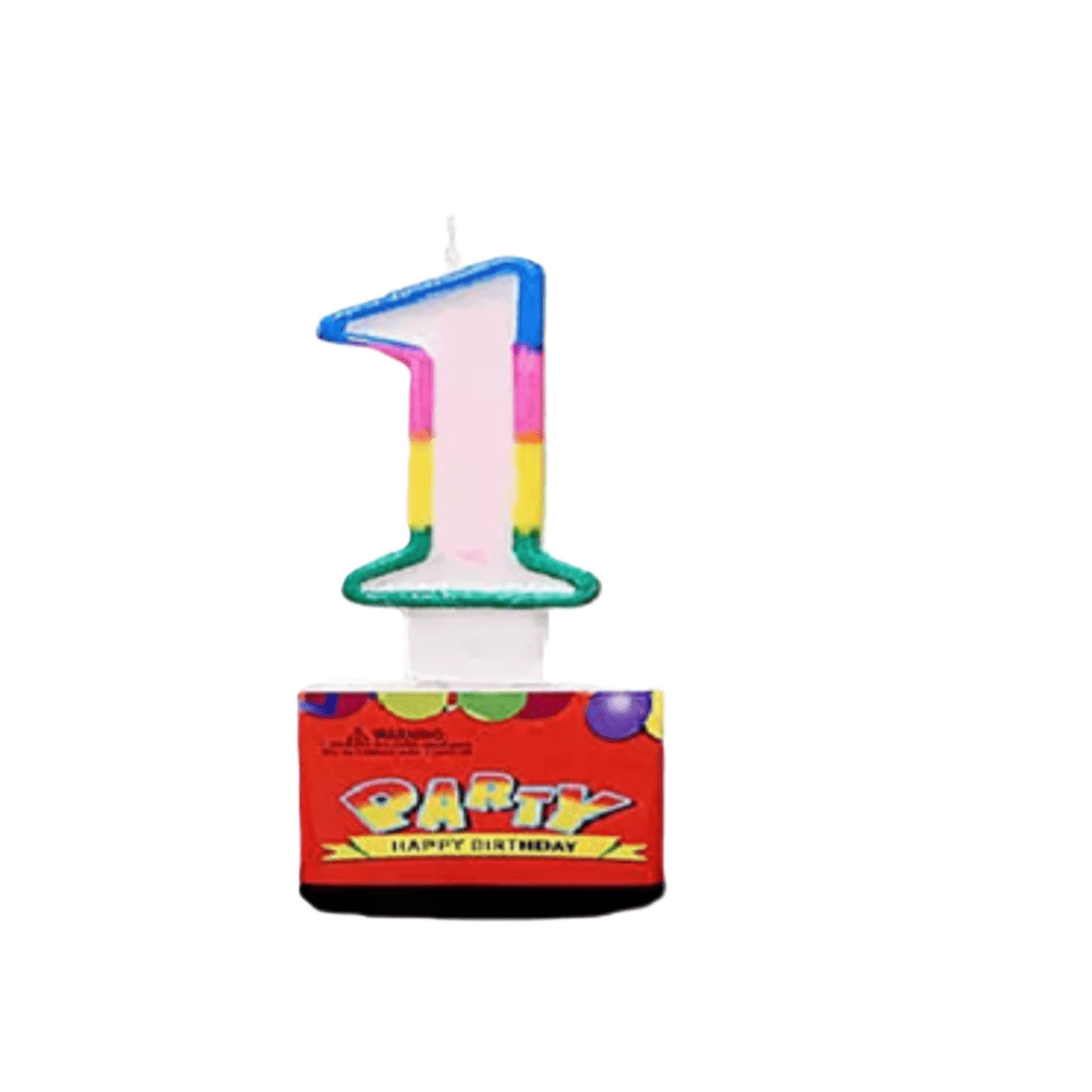 Happy Birthday Cake Candles No 1