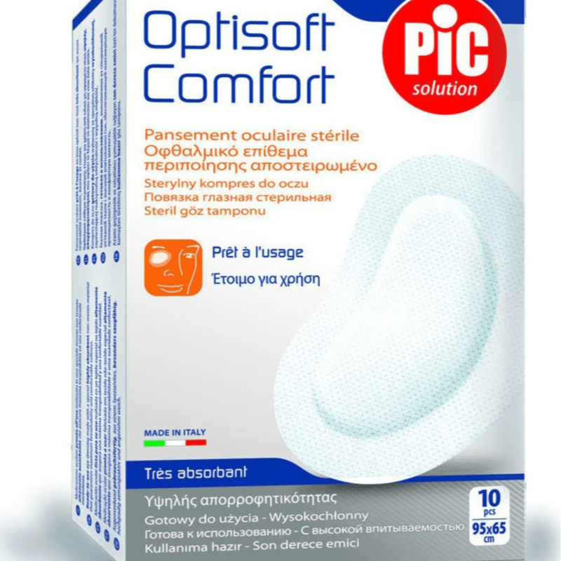 Pic Optisoft Comfort Eye Dressing 95X65mm 10s