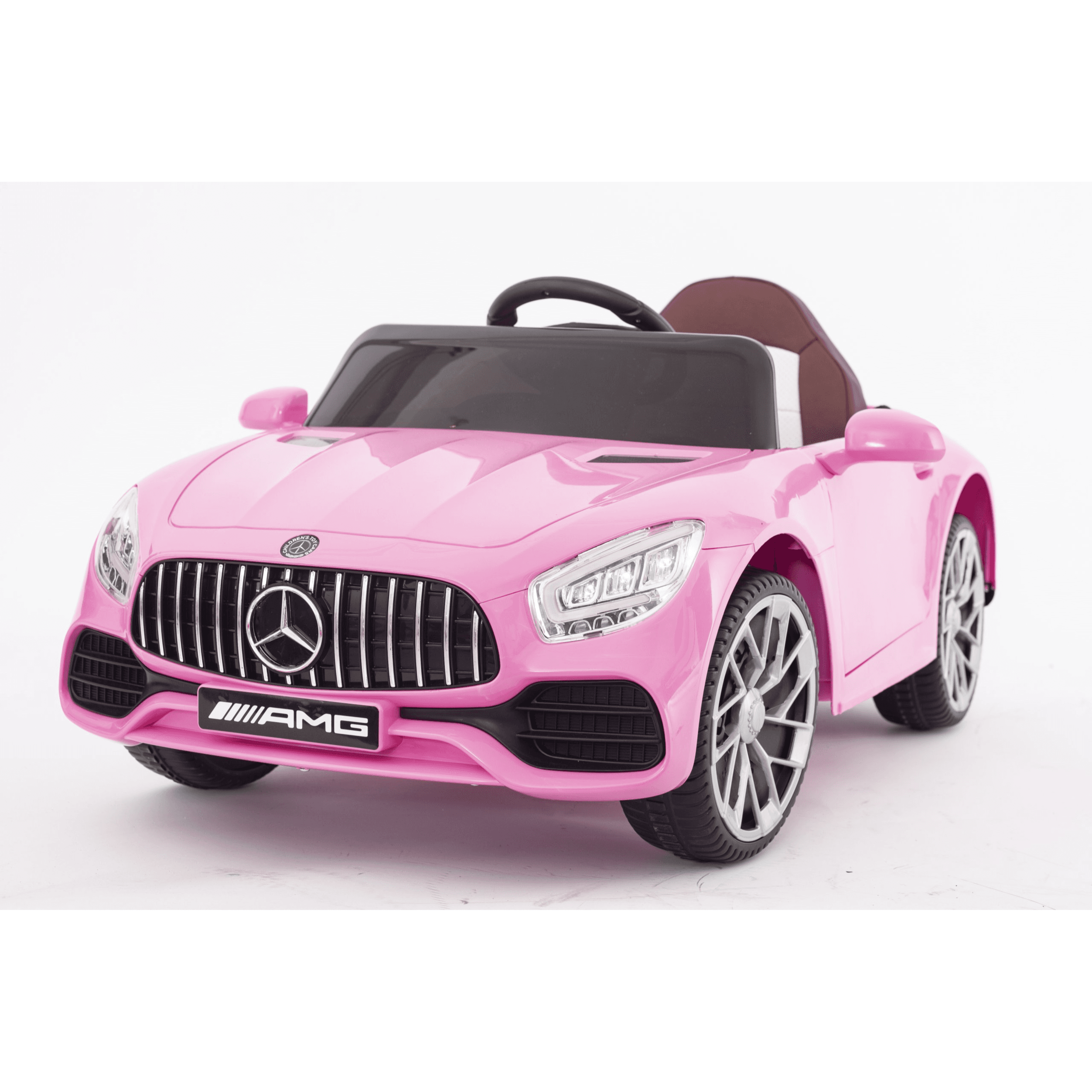 Mercedes Benz GT-600 Inspired 12 Volt Rechargeable Electric Ride On Car - Pink (2-5 Years)