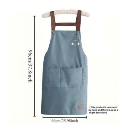 2-Piece Set - Waterproof Apron & Sleeves for Household Tasks (Blue)