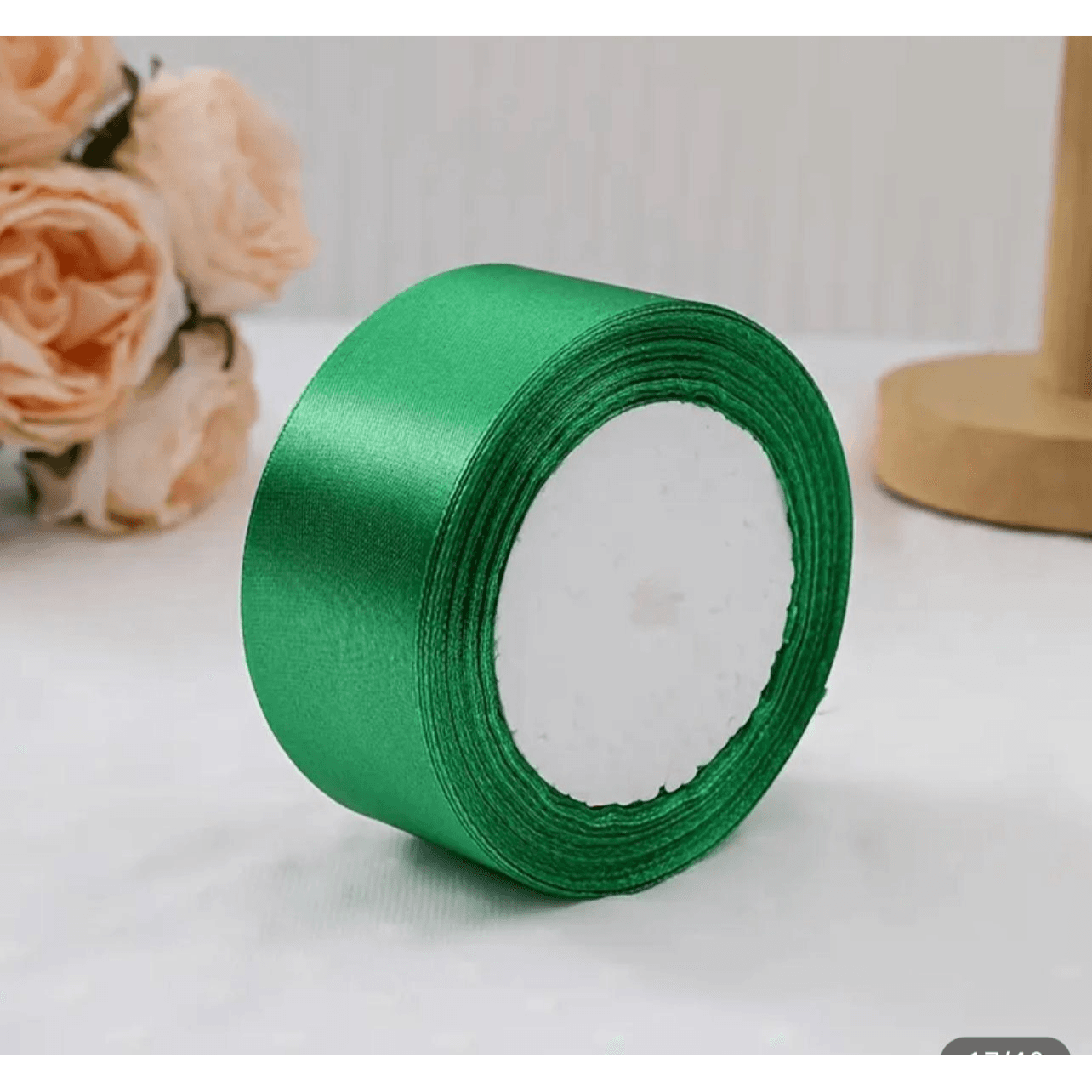 Satin Ribbon - Green