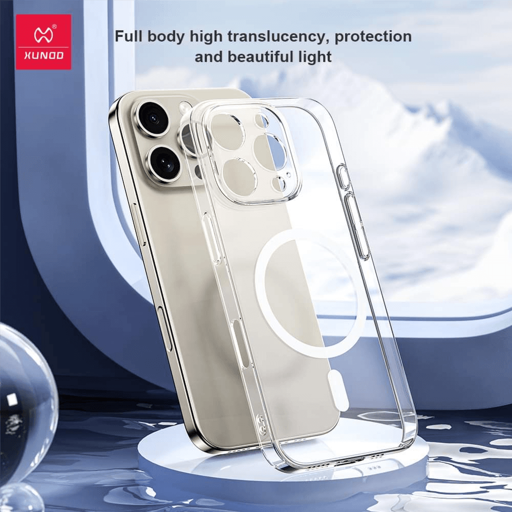 Iphone 16 pro max Crystal Ultra-thin Magnetic Case