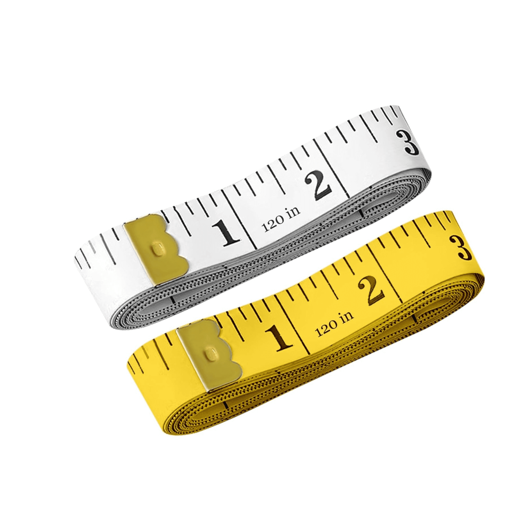2 pcs Tailoring tape Inch tape (Measuring Tape Multicolor, 150cm/60 inches)