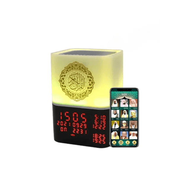 Smart Quran Speaker Remote Control Multi-Color Changing Touch Operation Lamp - SQ-229 