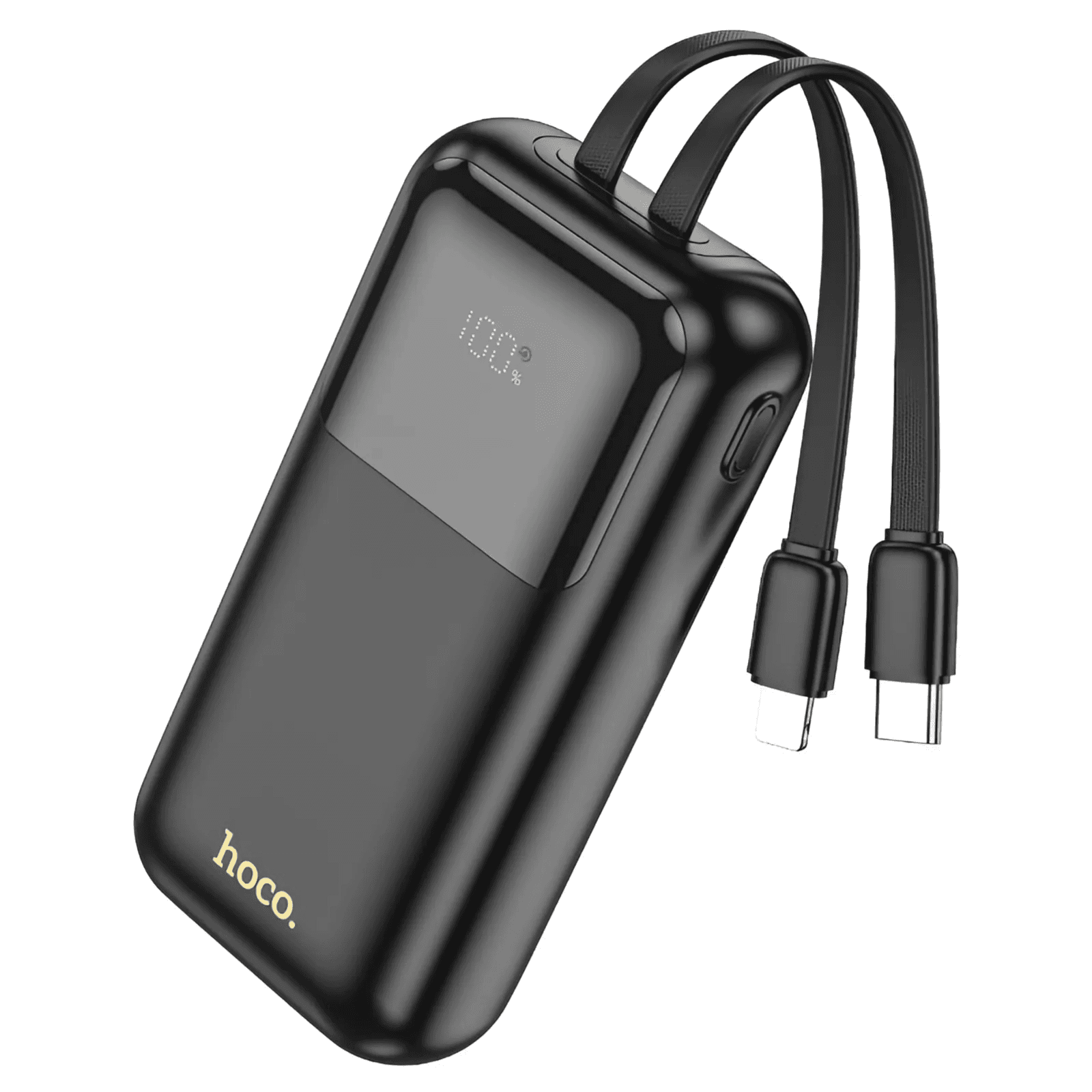 HOCO Powerbank Mini size 10000 mAh With Cable Type - C and Lightning -  HOCO Q25
