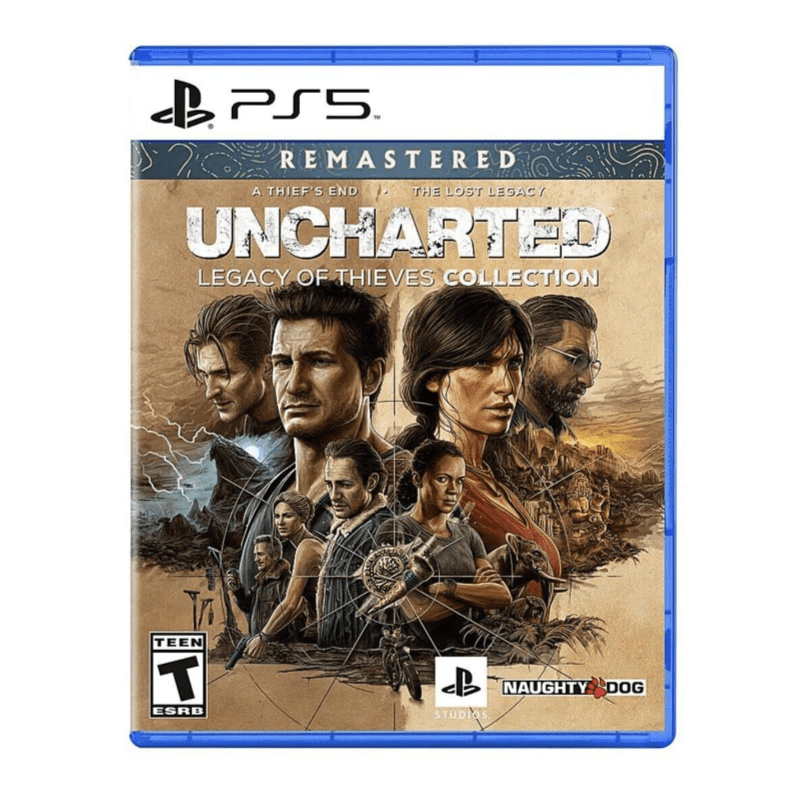 Uncharted Legacy of Thieves Collection Remastered - PS5 game disc