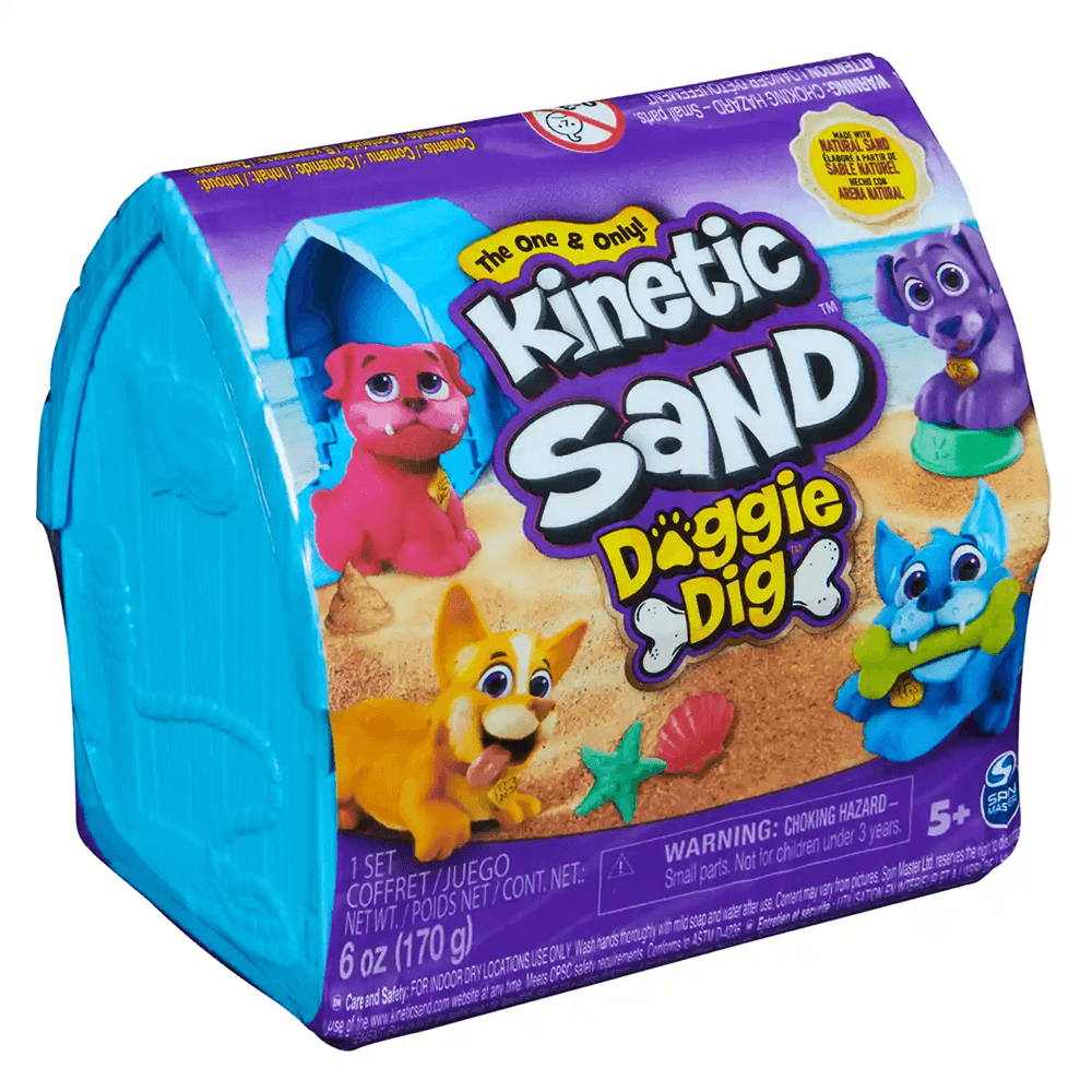 Kinetic Sand Doggie Dig – Dig & Find Surprise Toy (DGLT172)