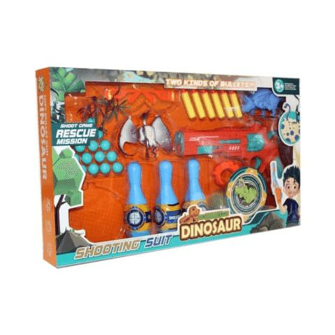 Soft bullet Dinosaur Shooting game Toy Set