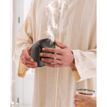 مبخرة بخور دوارة - أسود
