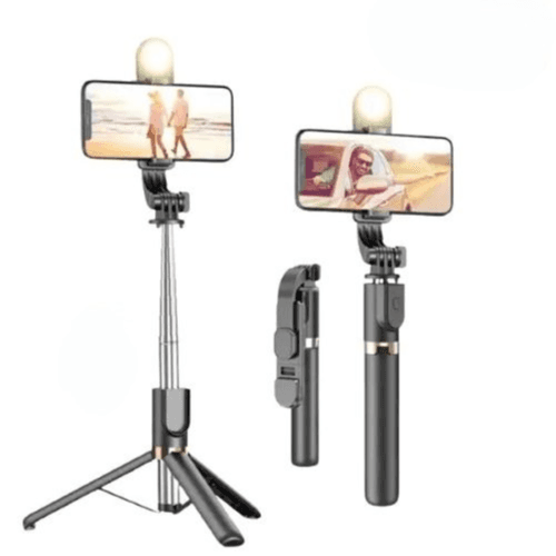 PLOKAMA - Live Broadcast Stand LED Selfie Stick (LIVE - K9)