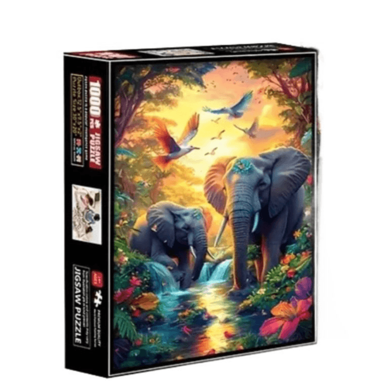 Birds and Elephant Puzzles 1000pcs