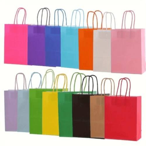 15 Pack Medium Multicolor Gift Bags (16x22x8cm)