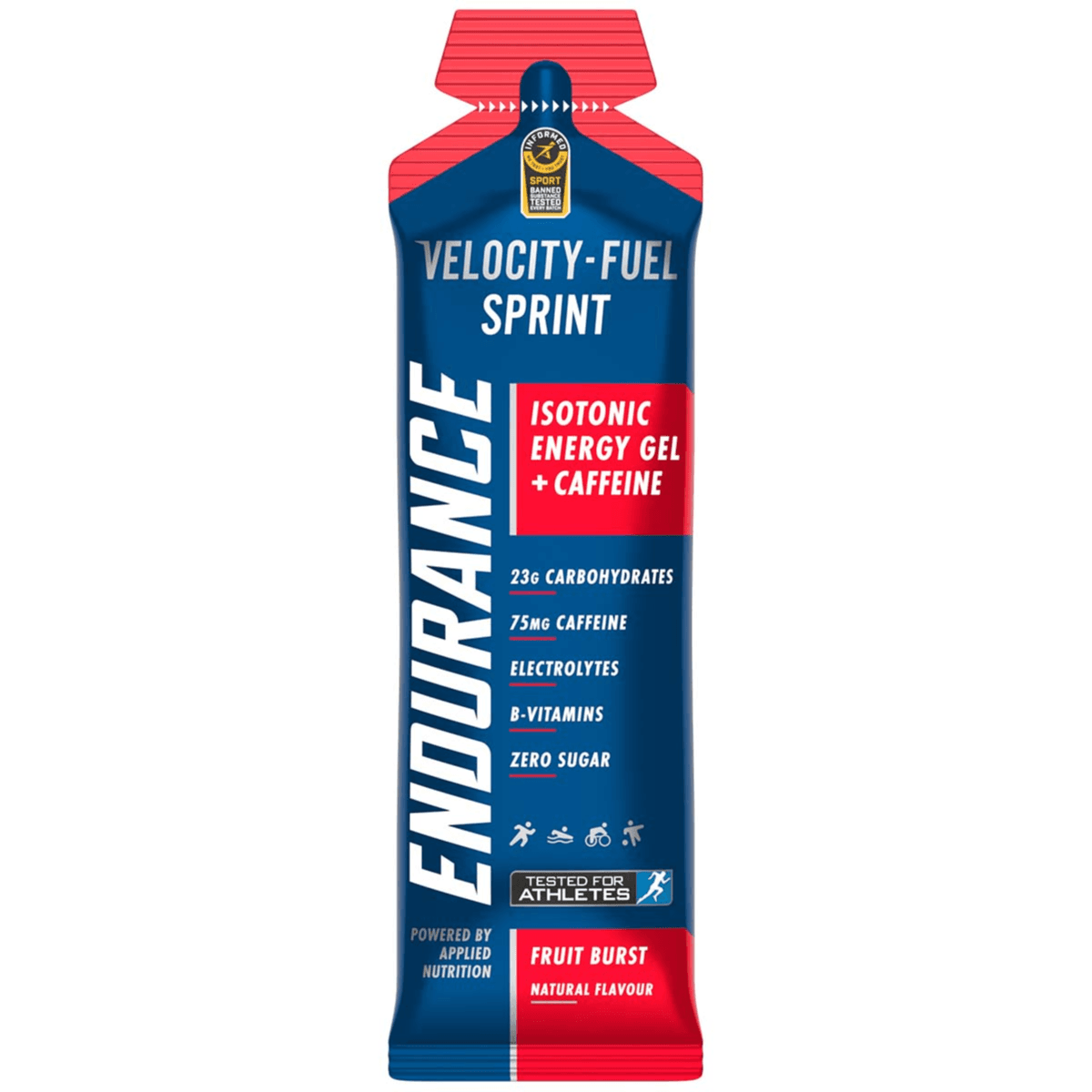 Applied Nutrition Endurance Sprint Gel With Caffeine Fruit Burst 1 Pc