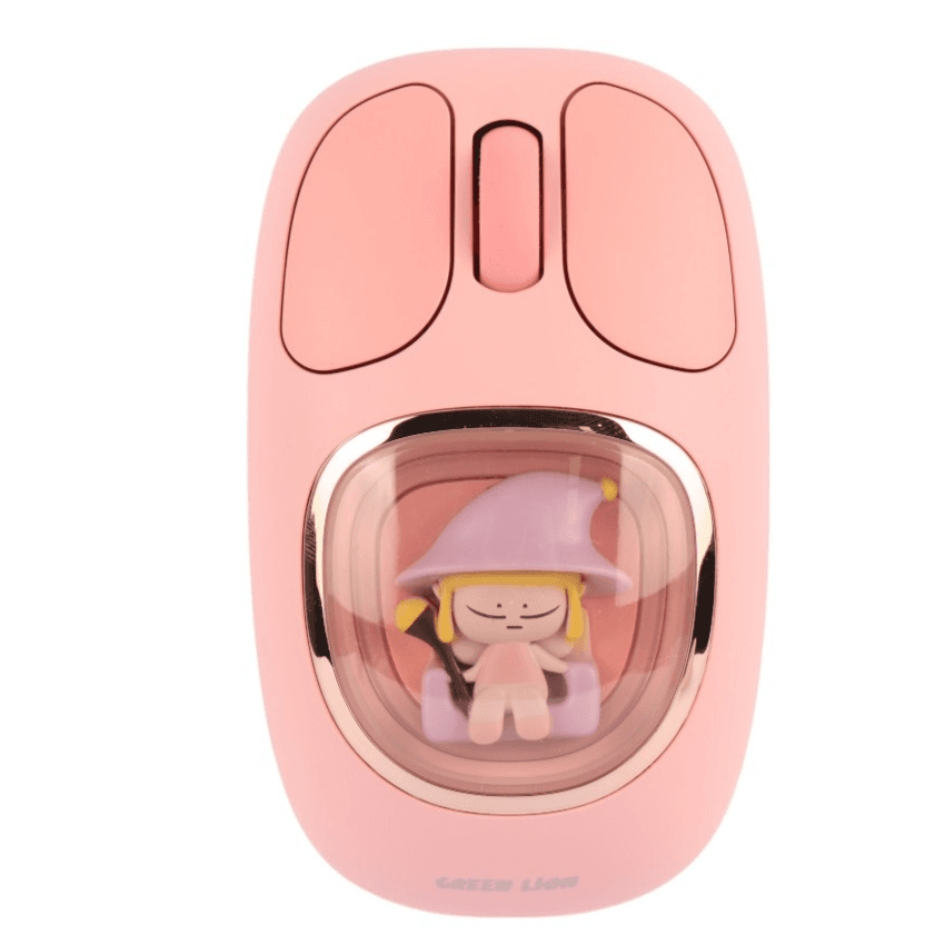 Green Lion Moosh Wireless Mouse Pink