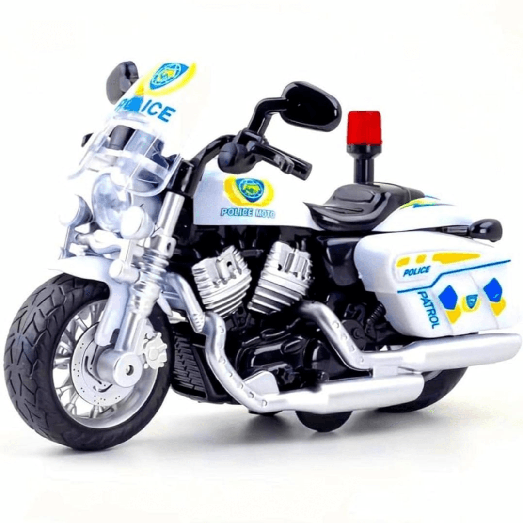 ALLOY POLICE MINI MOTORCYCLE TOY