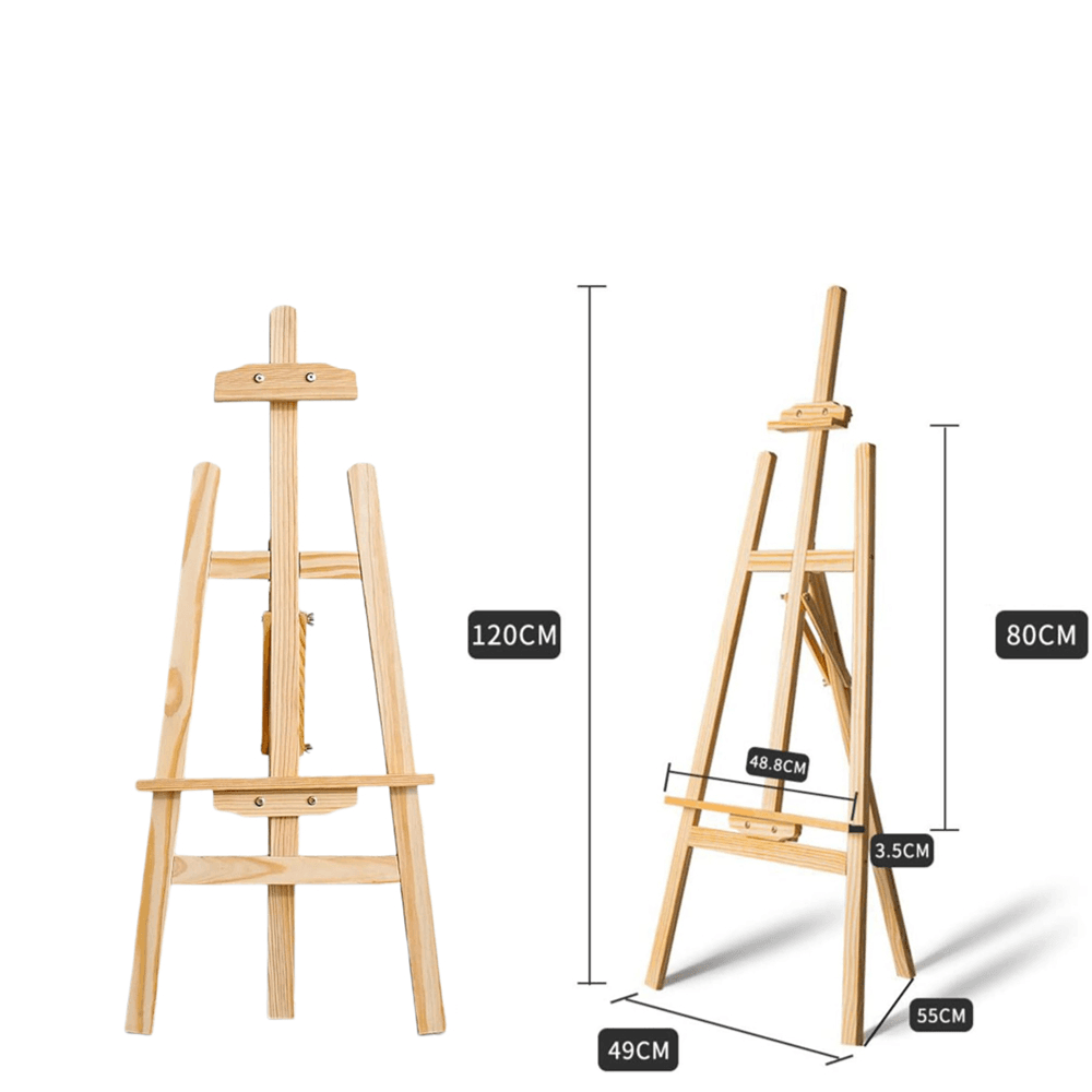 High Quality Wooden Easel Stand 120cm ELCS01