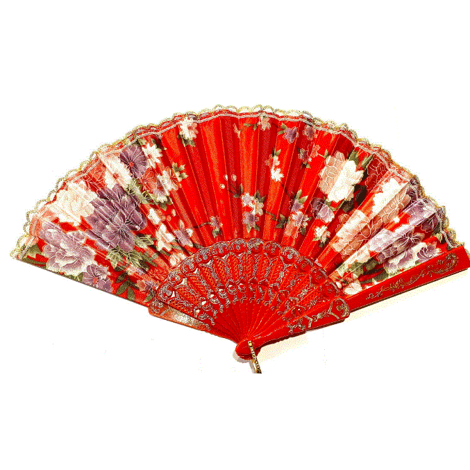 Folding FAN Dancing-Red