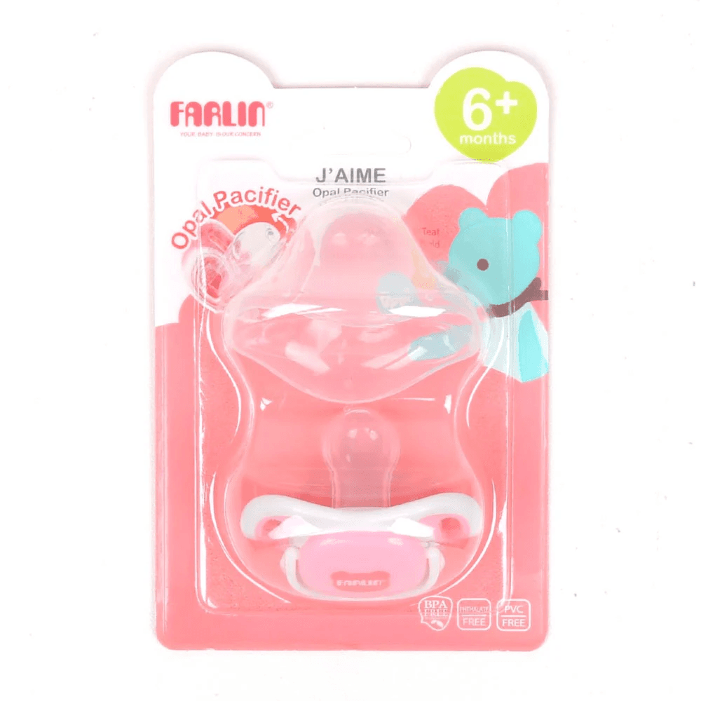 Farlin J'aime Opal Silicone pacifier 1pcs 6+ months Code:OPL-02 Pink