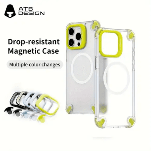 ATB - ATOUCHBO PROFESSIONAL PROTECTION COMBO PACK FOR iPHONE 15PRO/MAX (Yellow) (15 Pro Max)