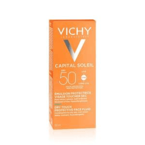 Vichy Capital Soleil Sunscreen With SPF 50+ Dry Touch protective face fluid for combination & Oily Skin 50ml
