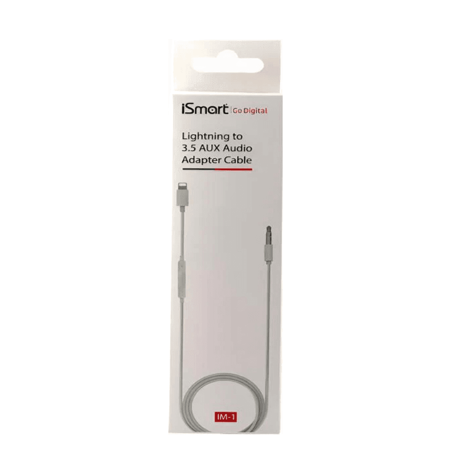كابل صوت Ismart Go Digital Lightning Aux 3.5