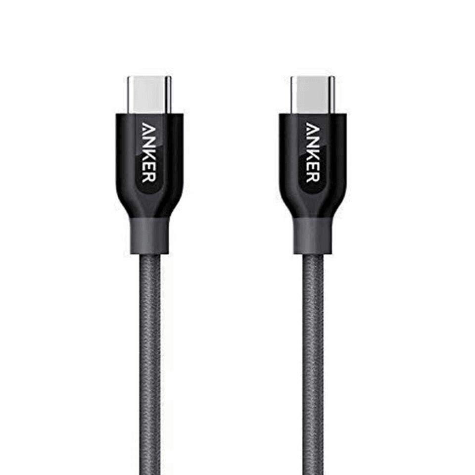 أنكر باورلاين + USB-C إلى USB-C 2.0 طوله 3 أقدام