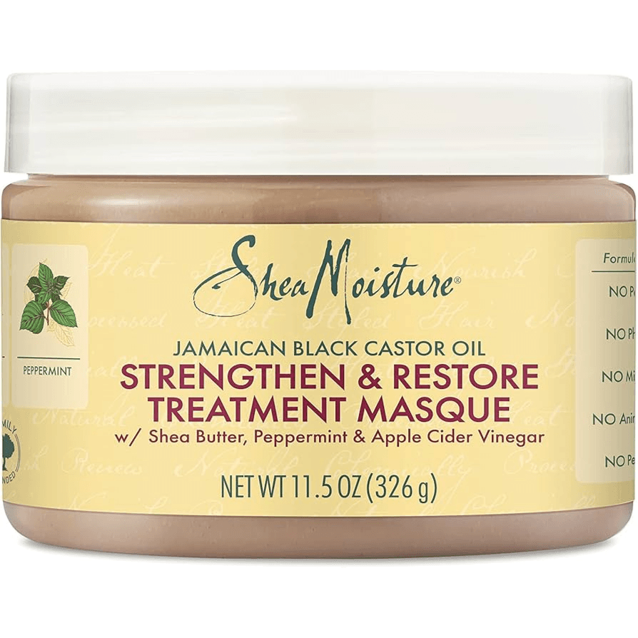 Shea Moisture Strengthen & restore treatment hair Masque with Castor oil & Jamaican Black 326gm
