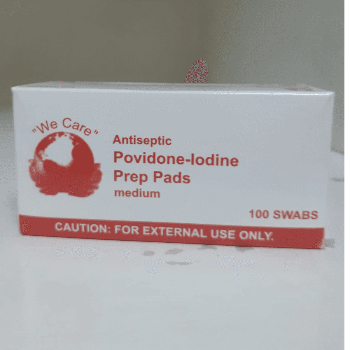 POVIDONE-IODINE PREP PADS 100'S