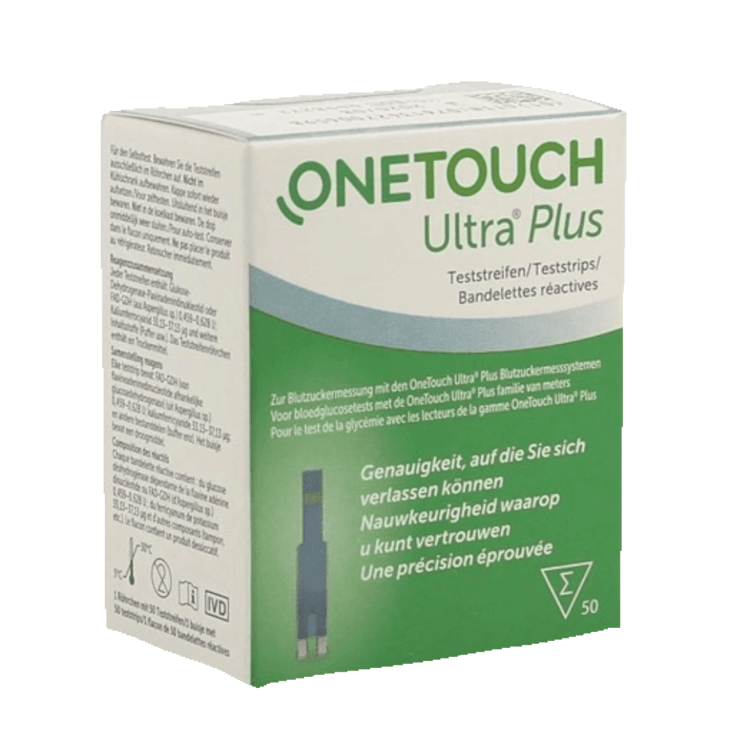 شرائط اختبار One Touch Ultra Plus - 50 شريطًا