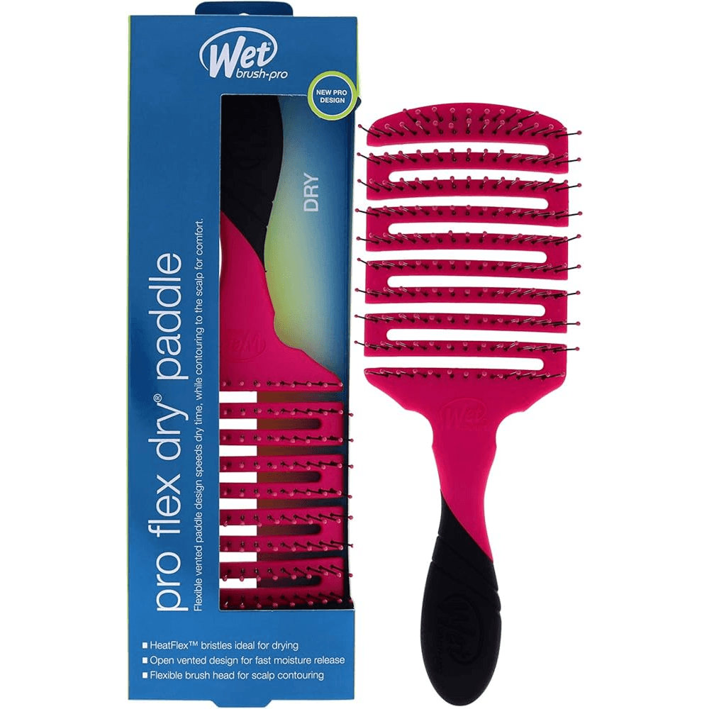 Wet brush-pro Flex Dry Paddle-Pink for scalp contouring ref-BWP831FLEXPKP