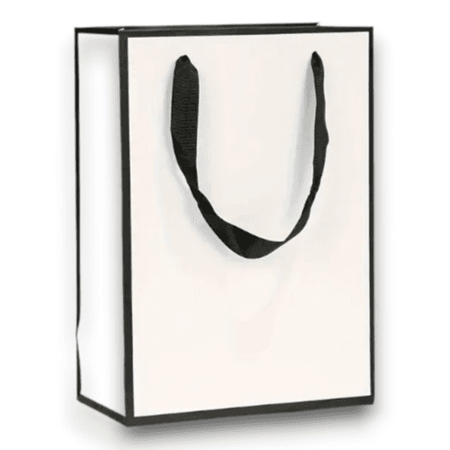 Stylish Kraft Bag With A Versatile Black Edge 28 Long*10 Sides*33 High