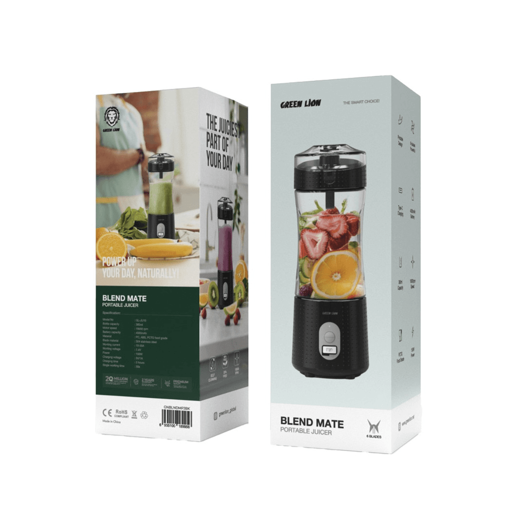 Green Lion Blend Mate Portable Juicer - Black