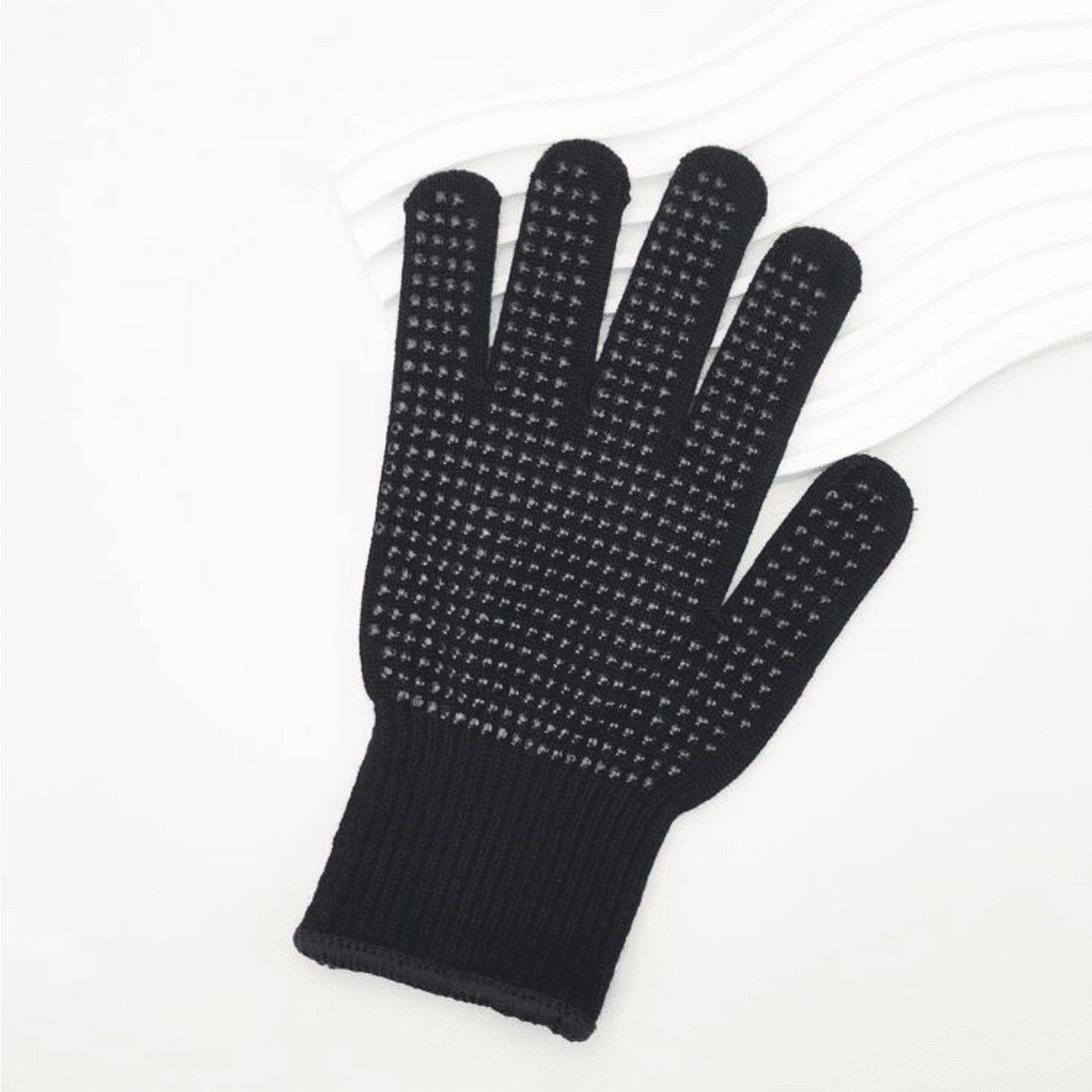 Heat resistant gloves - black - 2pcs