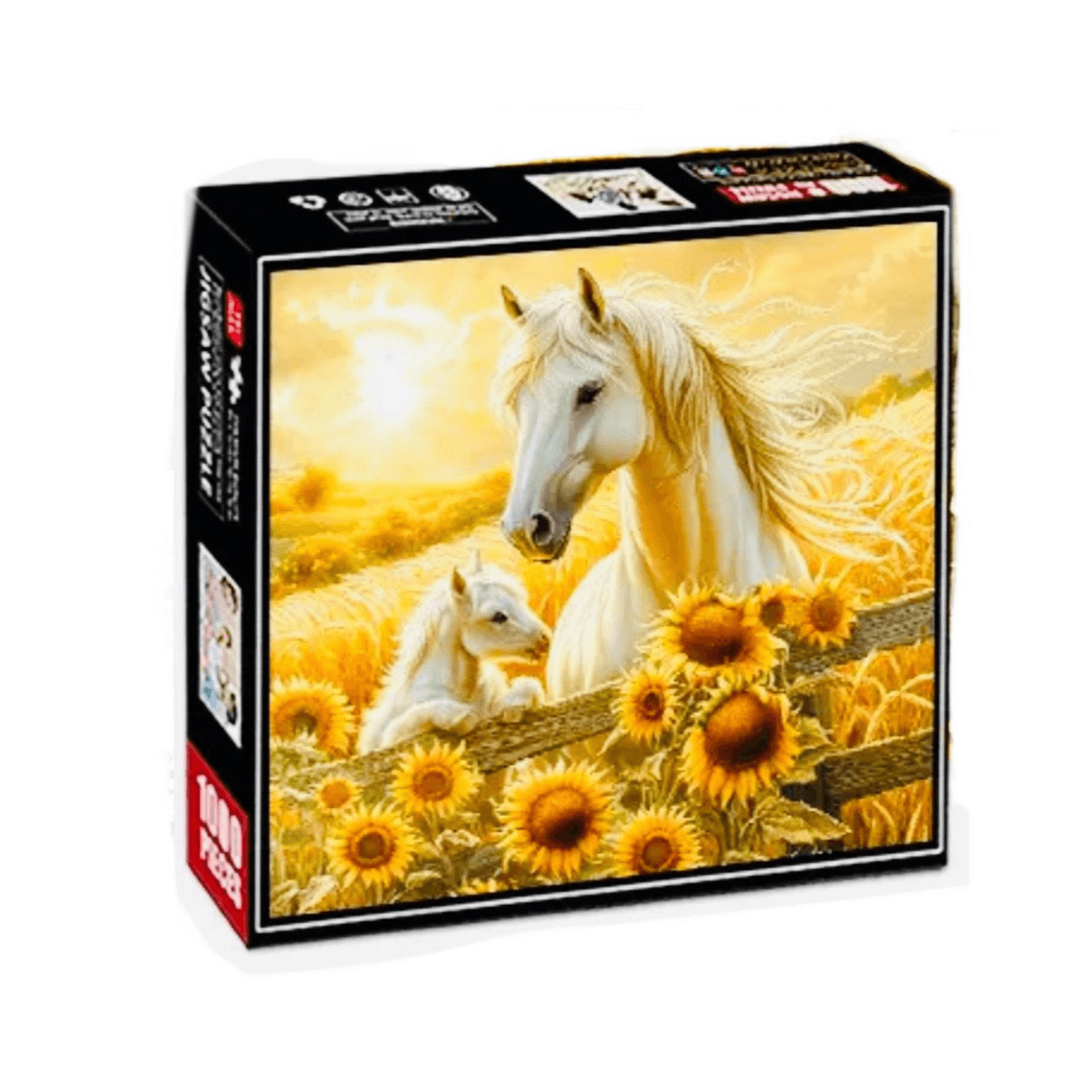 White Horse Sun Flower 1000pcs