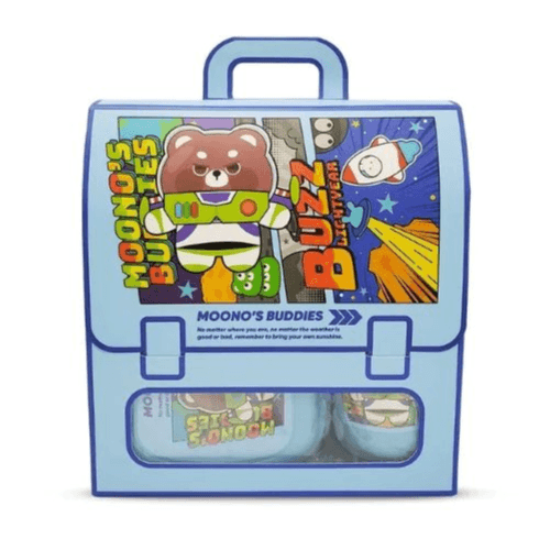 Eazy Kids Set of Lunch Box & Water Bottle (Light blue)